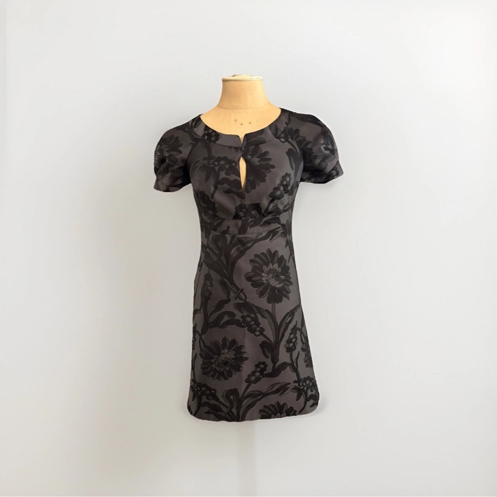 Karen Millen Black Floral Mini Dress